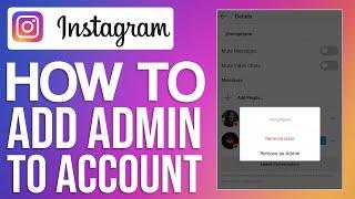 How To Add Admin To An Instagram Account (2024) Step by Step