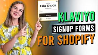 How to create a pop-up in Klaviyo [2022] | Step-by-step tutorial for beginners