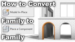 Revit Families: Model In-place VS Loadable Family (Revit Family Tutorial)