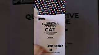 10th edition of Cat quantitative aptitude