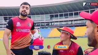 Yamin Ahmadzai & Noor Ahmad interact ahead of the 1st ODI | Afghanistan Tour of Sri Lanka 2022 | ACB