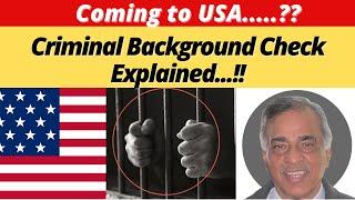 Criminal Background Check USA