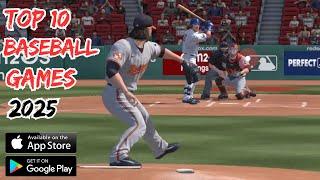 Top 10 Best BASEBALL Games for Android & iOS 2025 | High Graphics (Online/Offline)