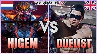 Tekken 8  ▰  Higem (Ranked #1 Yoshimitsu) Vs Duelist (Ranked #2 Kazuya) ▰ Ranked Matches!