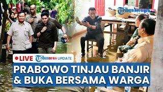 LIVE: Prabowo Tinjau Korban Banjir di Bekasi Bersama Seskab Teddy, Disambut Antusias Warga