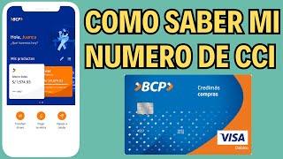 Como saber mi numero de CCI BCP / Código Interbancario Banco de Crédito del Perú