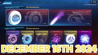 Rocket League ITEM SHOP Daily #76 (16th December 2024)