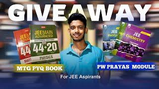 Giveaway For JEE Aspirants | PW Modules & MTG Pyq Book | IIT-JEE