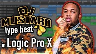 How to make a DJ Mustard type beat in Logic Pro X | Music Production Tutorial