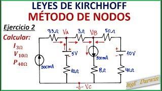 LEY DE KIRCHHOFF (NODOS) / EJERCICIO 2