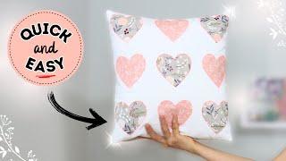 HOW TO sew a 2 seam pillowcase? QUICK and EASY (step-by-step)