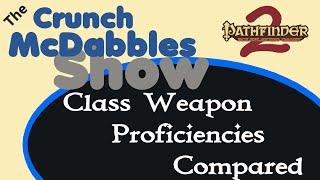 Class Weapon Proficiency Project