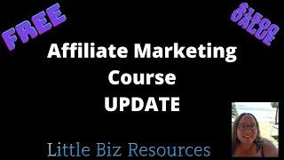 Free Affiliate Marketing Course Update