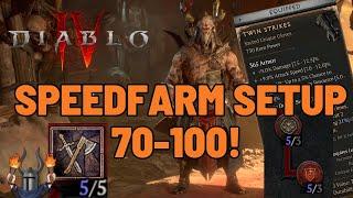 Diablo 4 Barbarian Guide: "ENDGAME" THORNY DUST DEVILS️️️Season 4 fast leveling & Bossing Build!
