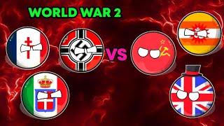 WW2 IN A NUTSHELL | Revival Of The EMPIRES || [Germany VS Britain] #shorts #countryballs #ww2