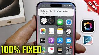 iOS 18.2 Update Apple Intelligence With Siri is not Enabled! | Let's Fix It!