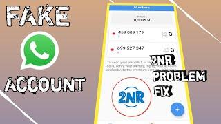 whatsapp fake number 2025 || 2nr problem fix || fake whatsapp account kaise banaye