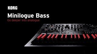 Introducing Korg Minilogue Bass