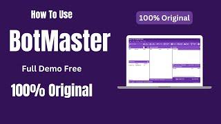 BotMaster Latest Version With Button Features | How To Activate Botmaster | Botmaster10