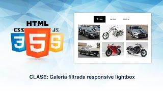 Galeria Responsive HTML5 CSS3 JS