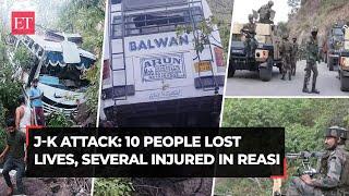 J-K Terror Attack: Search operation underway in Reasi; 10 people lost their lives, several injured