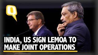 The Quint: India, US Sign Logistics Agreement, Strengthen Defence Partnership