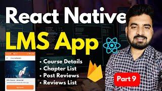 Course Details & Post Reviews on  Course For User - React Native LMS App | Engineer Codewala