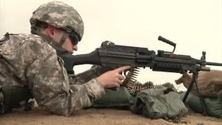 M249 Squad Automatic Weapon Fired at Range