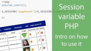 Session Variable in PHP - How To Use It - An introductory tutorial