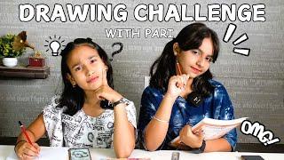 Drawing Challenge With Pari |#learnwithpriyanshi #learnwithpari