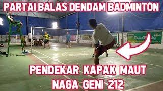 Partai Balas Dendam Badminton - Noval / Edis vs Sandi / Sule - Big Boy Badminton