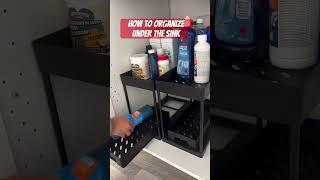 How to organize under the sink #organization #diy #shorts #viralvideo #organisedlife #easyhacks