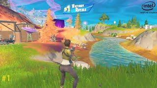 Winning a Fortnite solo Match on low end pc | UHD 630 | Intel i3 9100