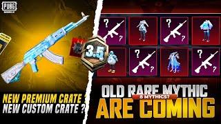 New Premium Our Custom Crate | Old Rare 7 Mythic Are Back | Glacier Crate All Glacier Items | PUBGM