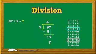 Division | Division of 2 digit number by 1 digit | Maths concept for kids | Std 3