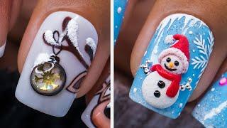 Winter Season Nail Art Tutorial | Amazing Nail Art Decoration