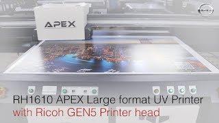 RH1610 APEX Large format UV Printer with Ricoh GEN5 Printer head