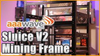 aaawave 12 GPU Sluice V2 Open Mining Rig Frame Review