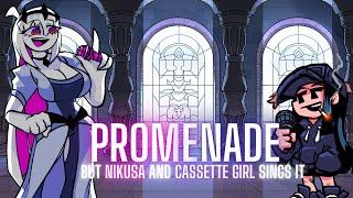 Promenade but Cassette Girl and Nikusa Sings It | Friday Night Funkin' Cover