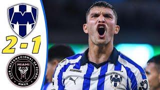 Monterrey vs Inter Miami  Full Highlights and All Goals