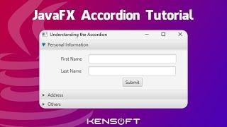 JavaFX Accordion Tutorial For Beginners