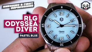 RLG ODYSSEA DIVER Pastel Blue - Richard Legrand Watch Unboxing & First Impressions