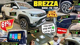 2024 Brezza Lxi Base To Top Model Modification With Best Price  Brezza Lxi Base To Top