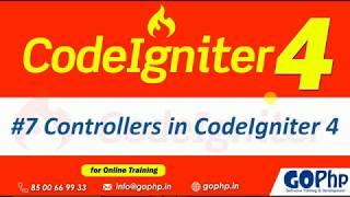 #07 Controllers in CodeIgniter 4