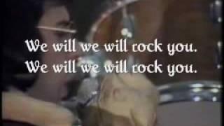 karaoke WE WILL ROCK YOU - Queen