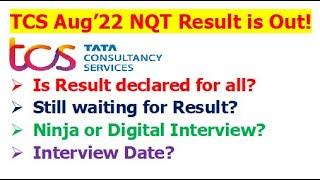 TCS is sending Shortlisted mail  for Interview (based on Aug 2022 NQT) | Digital/Ninja interview?