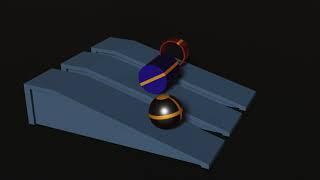 Rolling Motion Animation - Sphere | Solid Cylinder | Ring.  Which will win ?