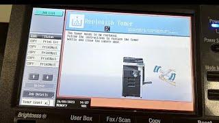 How to put ink in Konica Minolta 283 photocopy machine #dailynewsolutions #best