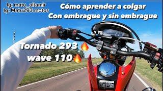 Cómo aprender a tirar wily en moto + unos tips// tornado 293 y wave 110