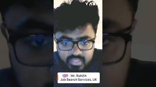 Rohith's Journey to the UK: Success with Y-Axis Job Marketing Services  #VisaSuccess